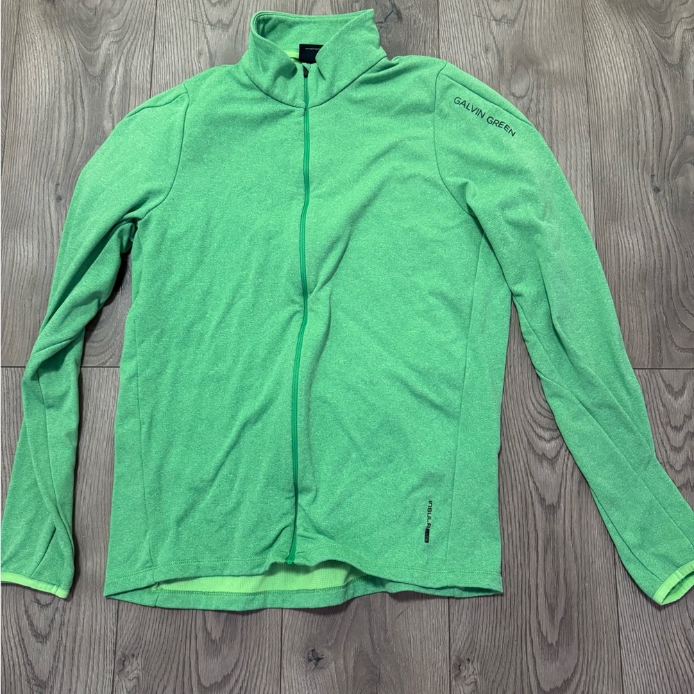 Galvin Green Men's Green Full-Zip Performance Jacket